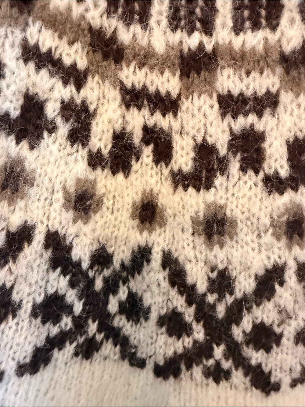 FRAME Fairisle Sweater in Cream Multi Size Medium - Picture 7 of 11